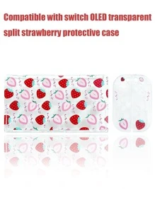 Funda blanda de TPU con pintura de degradado azul compatible con nueva consola, cobertura protectora completa desmontable