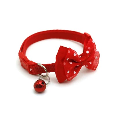 Pet Bowknot Bell Co…