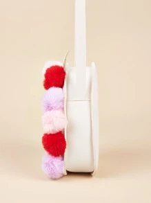 Children's Ball Unicorn Crossbody Bag - White - View 7