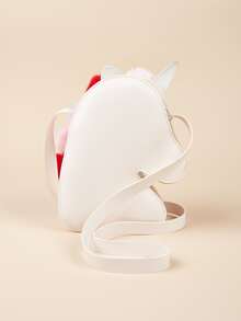 Children's Ball Unicorn Crossbody Bag - White - View 4