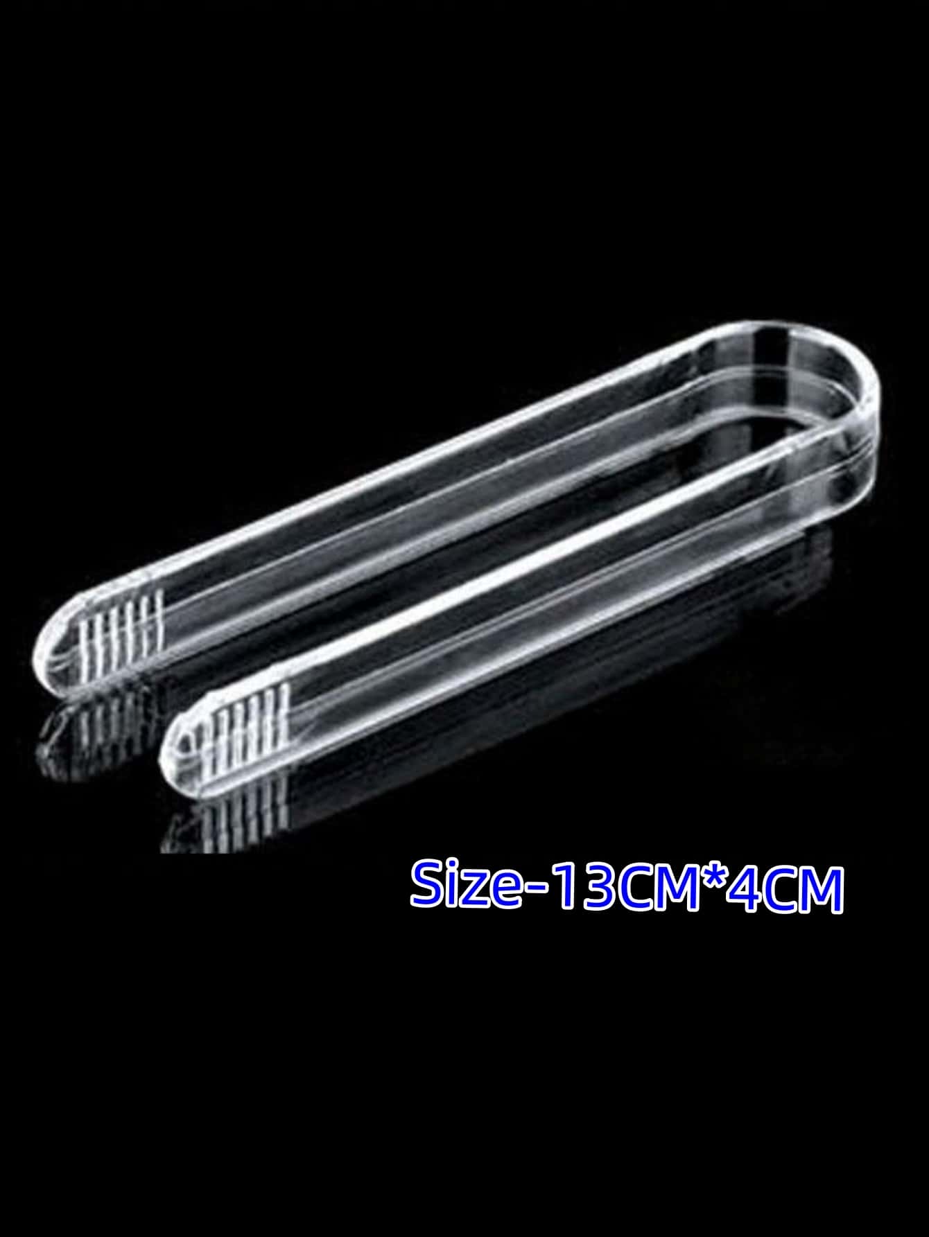 Clear Acrylic Ice Cube Tongs - Clear - View 1
