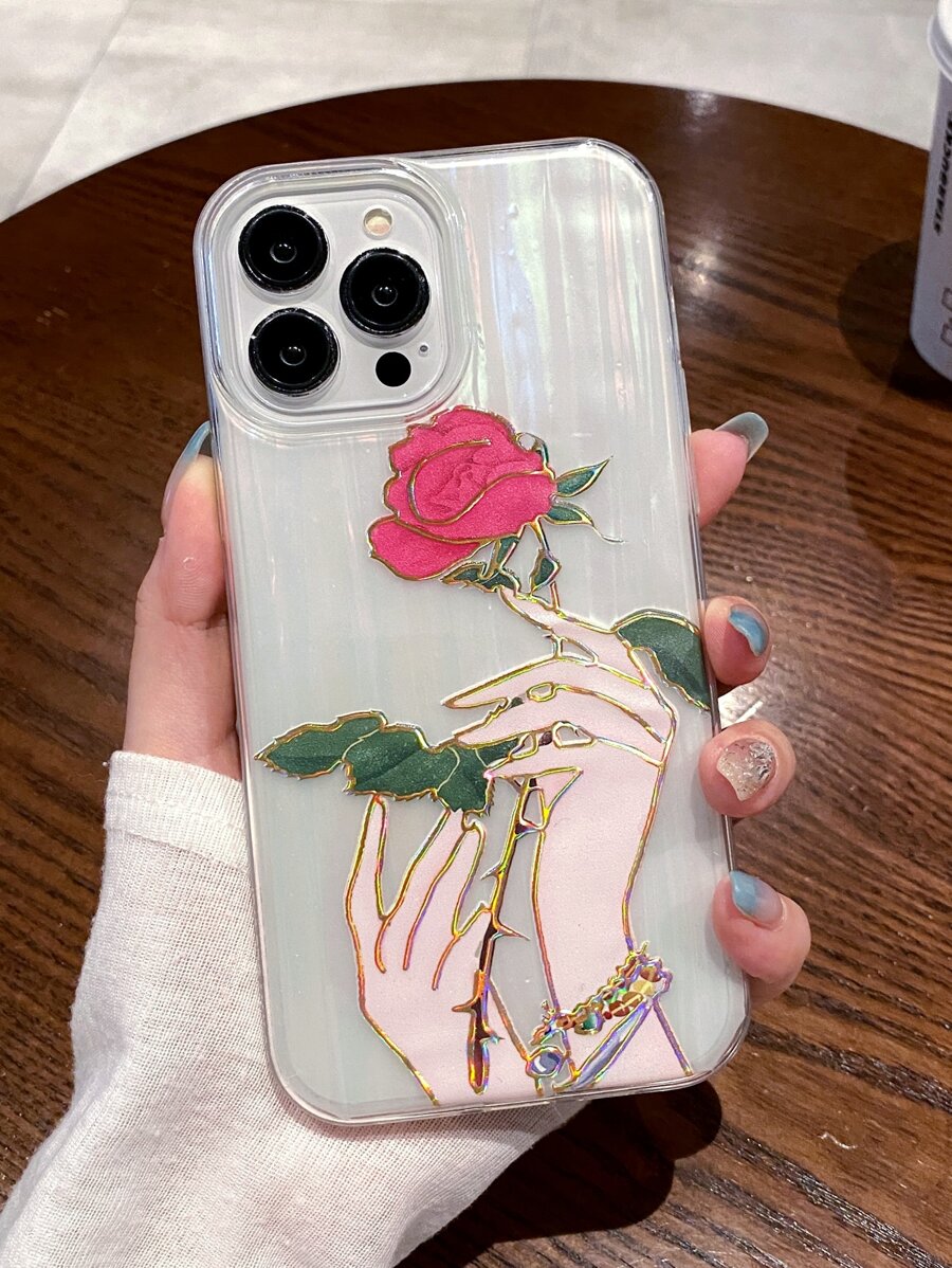 Floral Pattern Phone Case,International Version, Not The Domestic Version - Multicolor - View 1