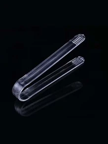 Clear Acrylic Ice Cube Tongs - Clear - View 3