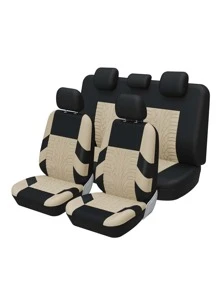 Fundas para Asientos de Coche - Beis - Ver 1