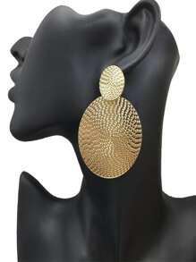 1 pair of fashion exaggerated personality simple big earrings