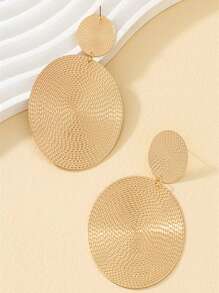 1 pair of fashion exaggerated personality simple big earrings