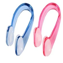 1pc White Swimming Nose Clip - White - View 2