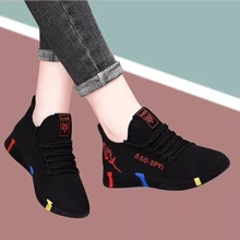 Zapatillas de Tenis para Mujer, Zapatos Comodos Mujer, Tenis Deportivos De Malla Transpirable con Amortiguador de Aire, Calzado de Caminata para Mujer/tenis mujer/zapatos mujer/zapatos mujer comodos/zapatos/boston rain/boston rain/zapatos comodos mujer confort/tenis para caminar mujer/tenis para caminar mujer/zapatos de mujer - Rojo - Ver 3