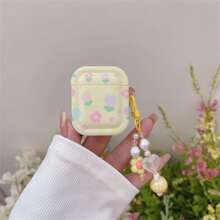 Flower Pattern Case Compatible With AirPods