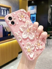 Floral Phone Case - Baby Pink - View 5