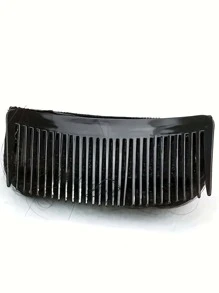 1pc Invisible Bangs Hair Tool, Hair Volume Enhancer, Wig With Comb - Black - View 4