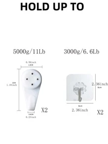 【圣诞房间装饰】1个黑色铁艺创意简约北欧风壁挂式收纳篮，带挂钩，可用于收纳植物和其他物品 - 黑色 - 查看 5