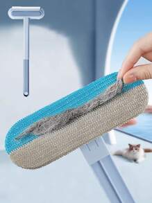 1 pieza multifuncional Cepillo para depilación de mascota para gatos & perros , Alfombra , Cama , ropa & de vidrio limpieza