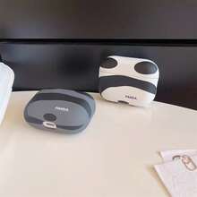 Funda de auriculares con diseño de panda - Negro - Ver 4