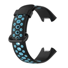 Compatible With Redmi Watch 2 Lite, Redmi Watch 2, Redmi Horloge 2, Xiaomi Mi Watch Lite 2, Xiaomi Poco Watch - Two-color Watch Strap - Blue - View 3
