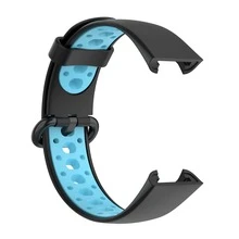 Compatible With Redmi Watch 2 Lite, Redmi Watch 2, Redmi Horloge 2, Xiaomi Mi Watch Lite 2, Xiaomi Poco Watch - Two-color Watch Strap - Blue - View 4