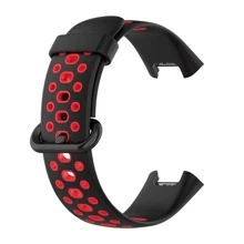 Dual Color Strap Compatible With Redmi Watch 2 Lite, Redmi Watch2, Redmi Horloge 2, Xiaomi Mi Watch Lite 2, Xiaomi Watch - Black - View 3