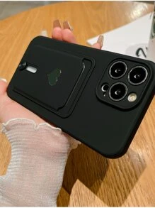 情人节时尚新款喷漆开槽金属心形TPU防震手机壳适用于 11/12/13/14/15/16 Pro和Max防水防摔防刮