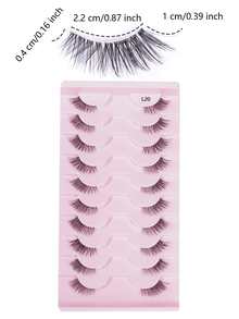 眼尾拉長款假睫毛 - 黑色 - 查看 2