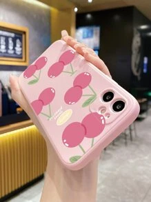 櫻桃圖案手機殼