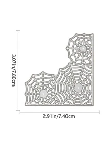 1pc Halloween Spiderweb Patterned Diy Cutting Die