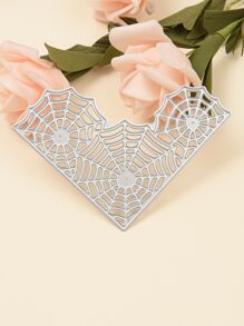 1pc Halloween Spiderweb Patterned Diy Cutting Die