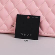 Tarjetas De Joyería Personalizadas Con Embalaje Negro Para Accesorios Para El Cabello, Aretes, Tachuelas, Collares, Exhibición De Diademas