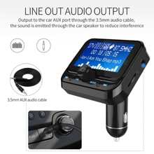 1pc Car Mp3 Player With Handsfree Call Function And Multi-language Support, Car Charger Included - Silver - View 4