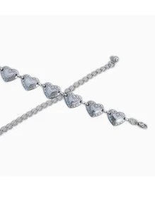 1pc Women's Casual Vintage Heart Buckle Belt With Metal Chain. Perfect For Show, Daily And Vacation Street Halloween Valentine's Day Valentines