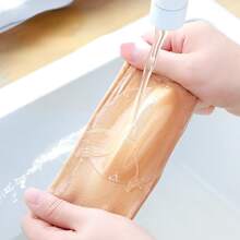 1pair Silicone Heel Protector Socks, Foot Care Cover For Dry Cracked Heels Moisturizing & Exfoliating, Spa, Unisex - Multicolor - View 3