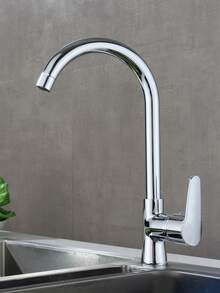 1 pieza Grifo de babero de acero inoxidable cocina clásico para cocina - Plateado - Ver 6