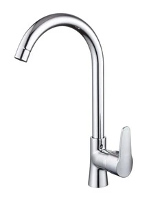 1 pieza Grifo de babero de acero inoxidable cocina clásico para cocina - Plateado - Ver 8