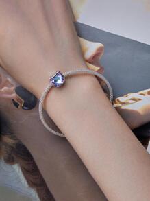 1入時尚925純銀卡通魅力珠,適用於女士手鍊手環diy珠寶製作,派對禮物優質女性珠寶 - 銀色 - 查看 5