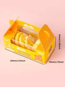 可愛卡通模擬甜品餅乾橡皮,隨機1盒(6入組) - 彩色 - 查看 6