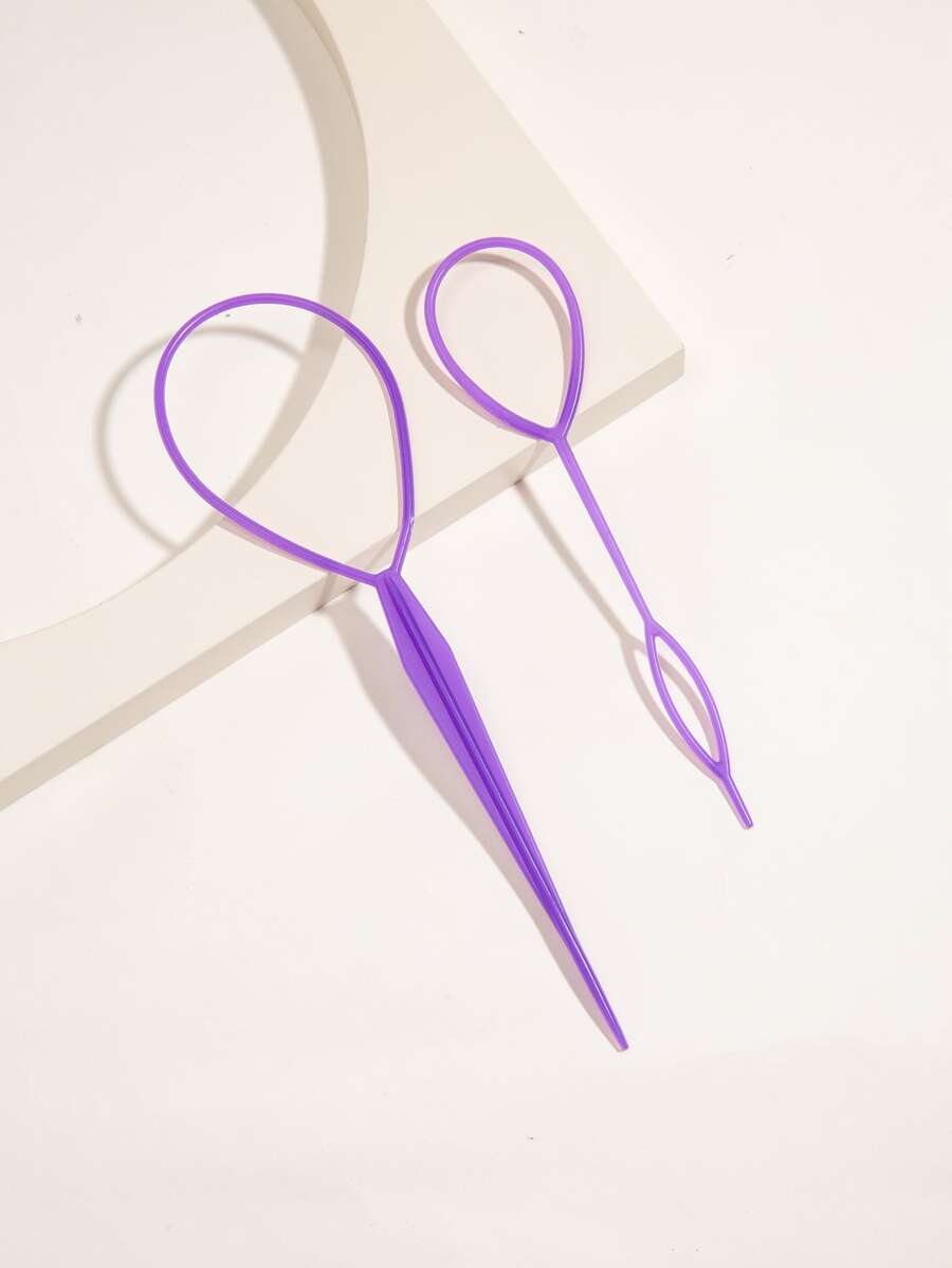 2pcs/set Women's Hair Styling Tool French Twist Hair Pins & Braiding