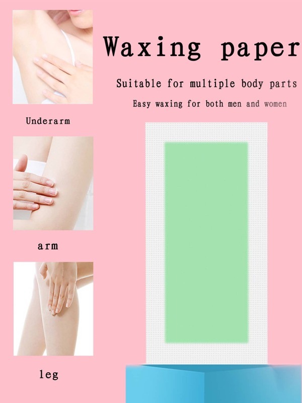 Full Body Hair Removal Wax Paper Mild & Portable Green Version Waxing