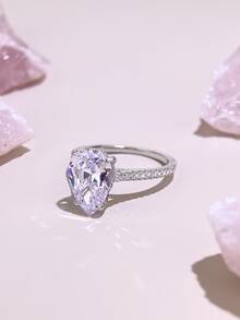 品質單戒 - 銀色 - 查看 3