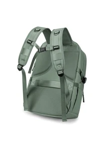 Floless 旅行筆記型電腦背包,大容量學生書包背包,女式男式,15.6 英寸商務飛行批准隨身背包,帶 Usb 充電端口和行李套,適合工作,耐用的大學帆布背包女式背包,女士禮品 - 綠色 - 查看 4