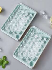 1入組PP冰球模具,創意藍色製冰機托盤適用於廚房