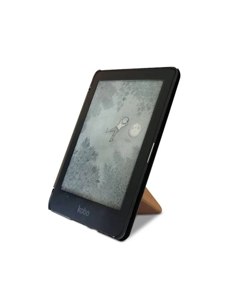 Plain PU Leather Magnetic Case Compatible With Kobo Clara HD Model