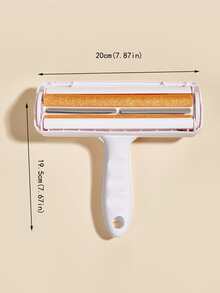 1入組寵物毛髮清潔刷、可重複使用貓狗毛髮去除劑、絨毛滾筒和動物毛皮去除工具家具地毯便攜式
