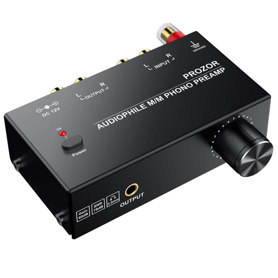 Phono preamplifier, Audiophile M/M Phono Preamp Preamplifier with Level