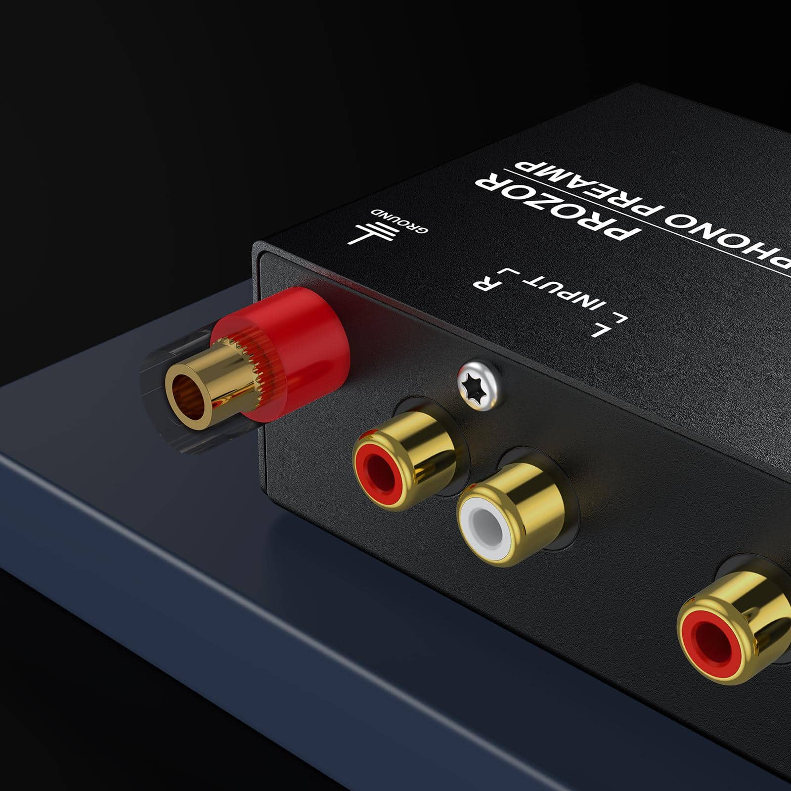 Phono preamplifier, Audiophile M/M Phono Preamp Preamplifier with Level Controls RCA Input