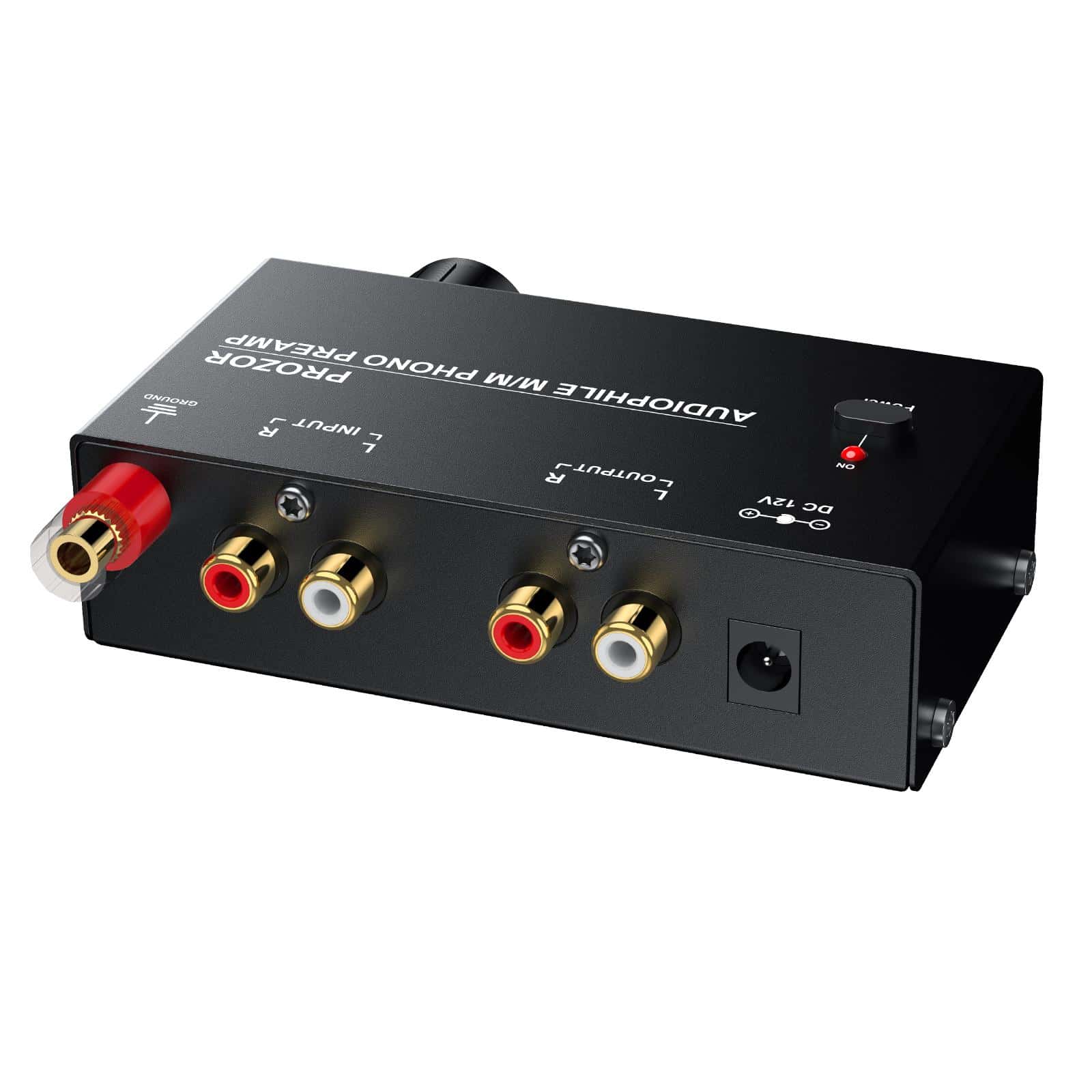 Phono preamplifier, Audiophile M/M Phono Preamp Preamplifier with Level Controls RCA Input