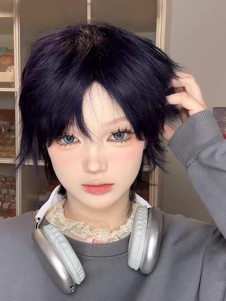 K1098 神様はじめました 巴衛/ ともえ 風 衣装+ウィッグ＋耳＋尻尾