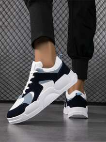 Nam Khối màu Mặt trước thắt dây Giày thể thao , Chóp giầy tròn Giày trượt băng Đối với Hằng ngày - Nhiều màu - Xem 1