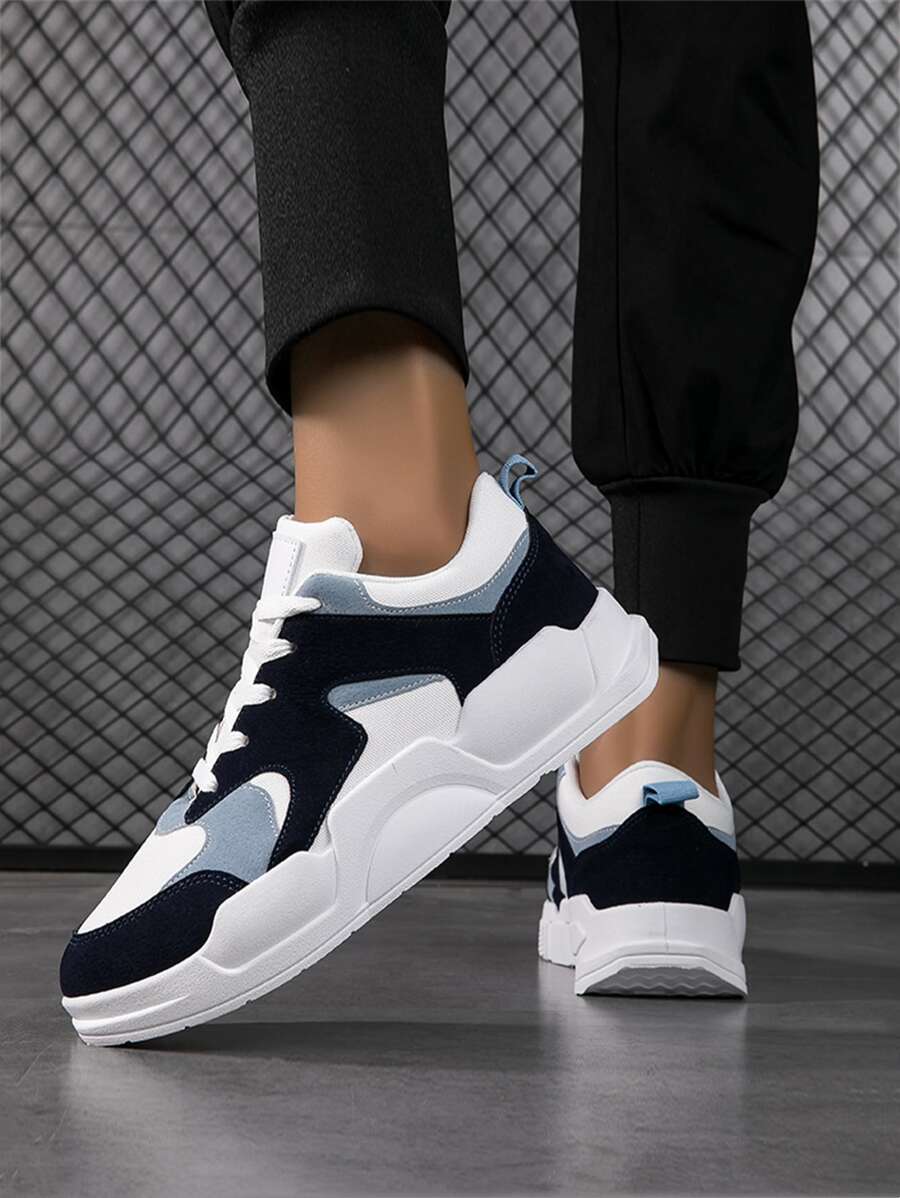 Nam Khối màu Mặt trước thắt dây Giày thể thao , Chóp giầy tròn Giày trượt băng Đối với Hằng ngày - Nhiều màu - Xem 1