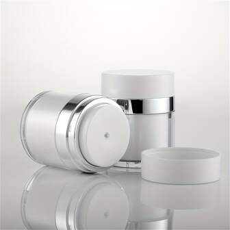 1入組空無氣化妝品容器可填充容器適用於面霜乳液防漏便攜旅行尺寸容器奶油罐15g30g50克,旅行必備