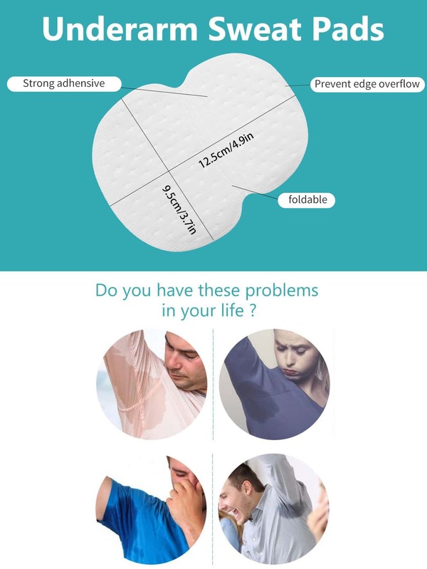 10 Pieces Of Underarm SweatAbsorbing Stickers Antiperspirant Stickers