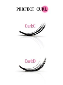Miss Wink 40D+50D Synthetic Thick False Eyelashes, 12-16mm Mixed Length, 12 Rows 240 Pieces, Waterproof, Suitable For Daily Or Special Occasions - Black - View 6